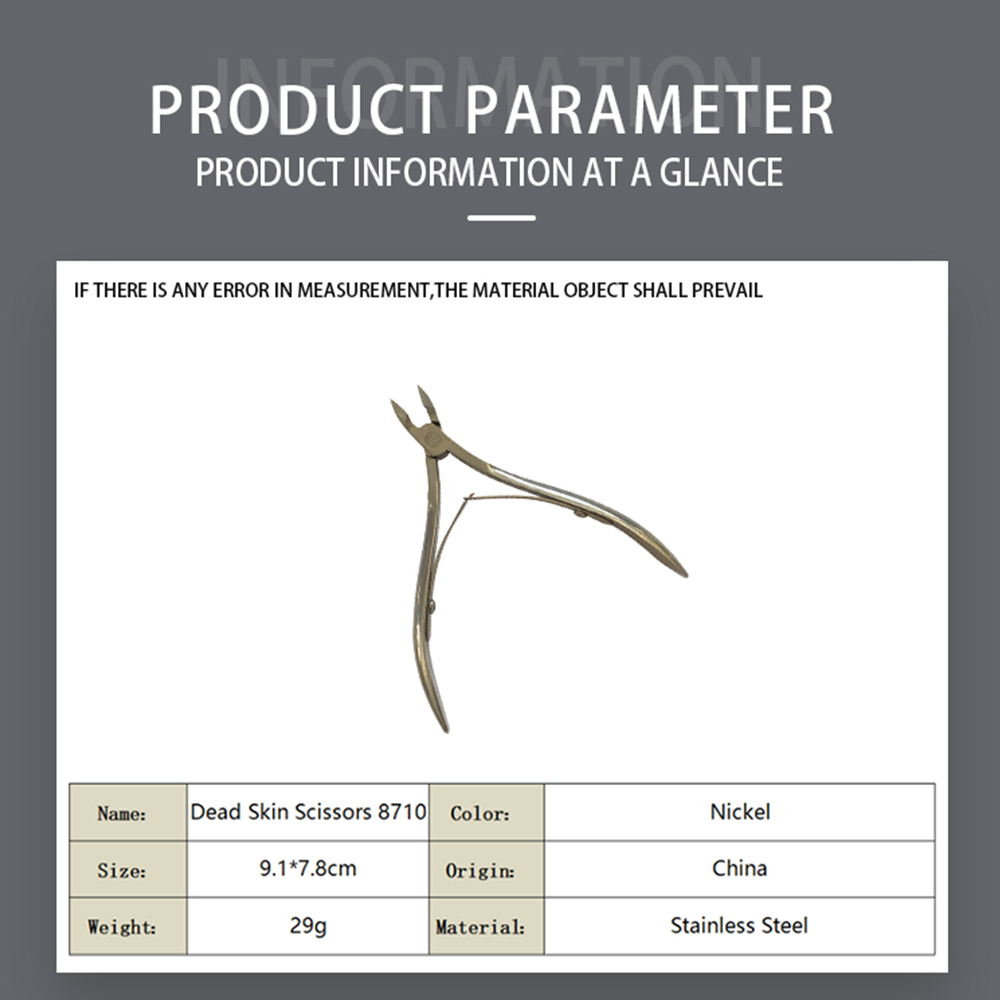 Niklové nožnice na odumretú kožu